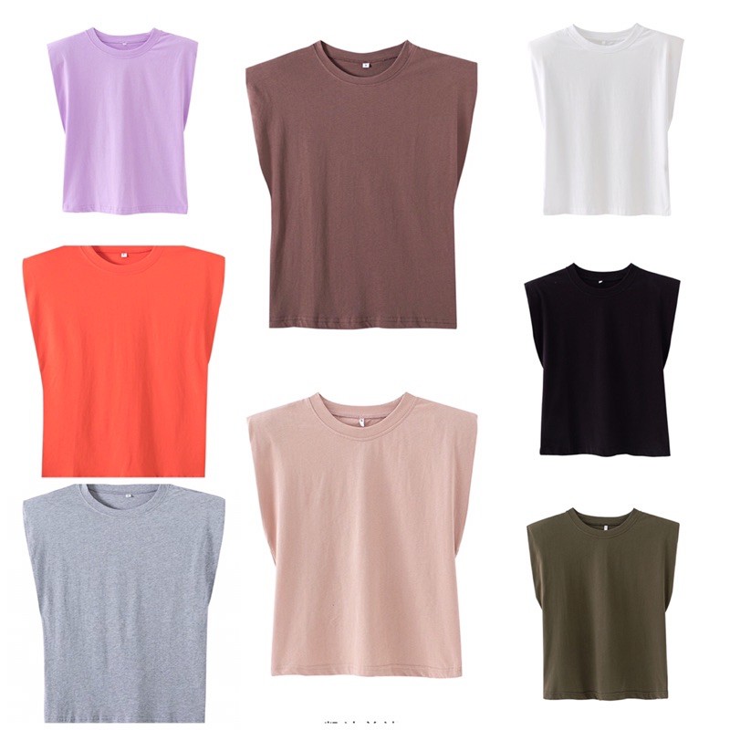 ÁO THUN ĐỘN VAI  ZARA XUẤT DƯ BASIC - ORDER