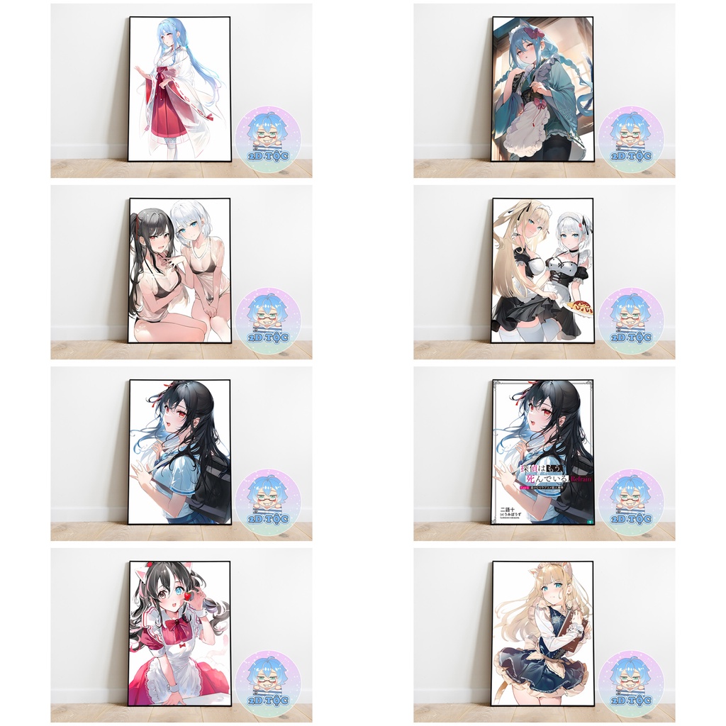 TRANH POSTER A3 ANIME MANGA THÁM TỬ ĐÃ CHẾT (2) CHẤT LIỆU GIẤY CAO CẤP - 2D TỘC SHOP