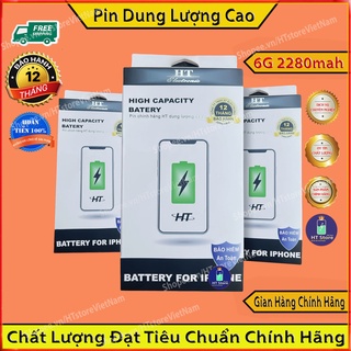 Pin ip 6 dung lượng cao chính hãng ht store việt nam - ht electronic - bh 12 tháng pin đt táo siêu trâu ip