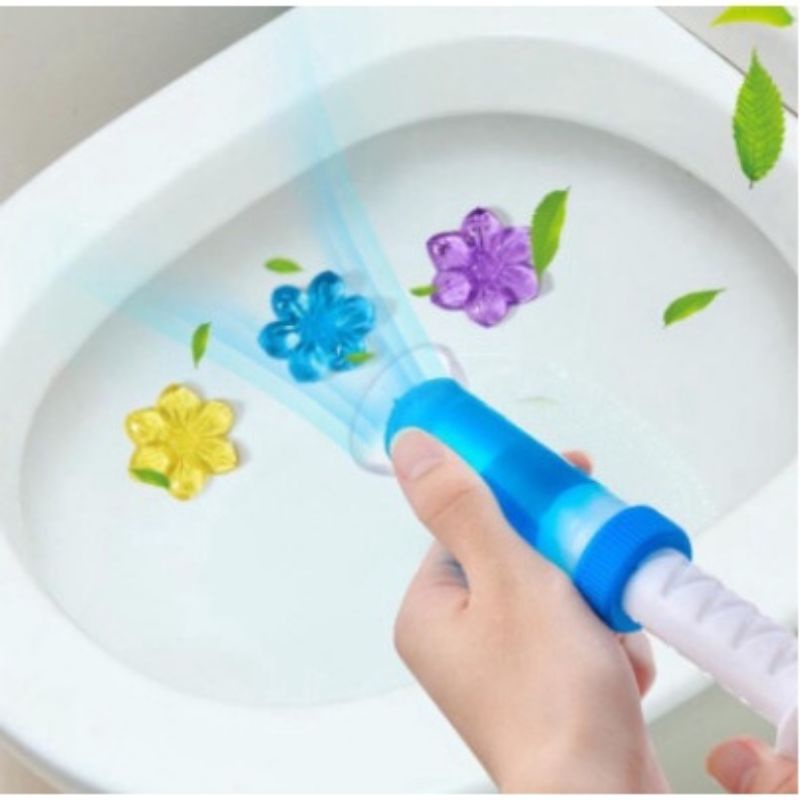 Gel khử mùi bồn cầu nhà vệ sinh hoa thơm khử trùng loilet xinh xắn