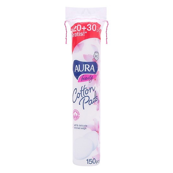 Bông Tẩy Trang Aura Beauty Cotton Pads 150 Miếng-1502549