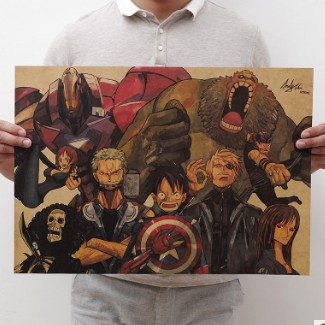Poster Hoạt Hình One Piece H789