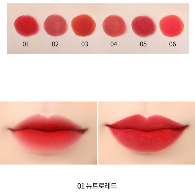 SON KEM LÌ DƯỠNG ẨM, MỀM MỊN MÔI TONYMOLY LIP MARKET VELVET SMUDGING TINT