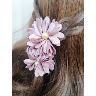 [Xả hàng] Kẹp chéo bông 2 mặt.kẹp lớn Handmade [ẢNH THẬT]