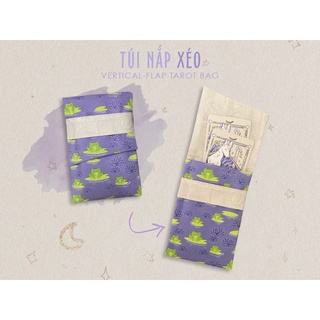 Túi Nắp Xéo đựng bài Tarot - Tổng hợp nhiều màu vải
