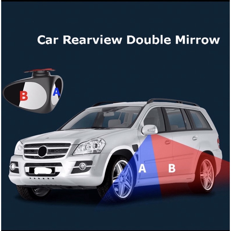 Gương cầu lồi 2 mặt cho ô tô GƯƠNG XÓA ĐIỂM MÙ 3D - XMAUTO