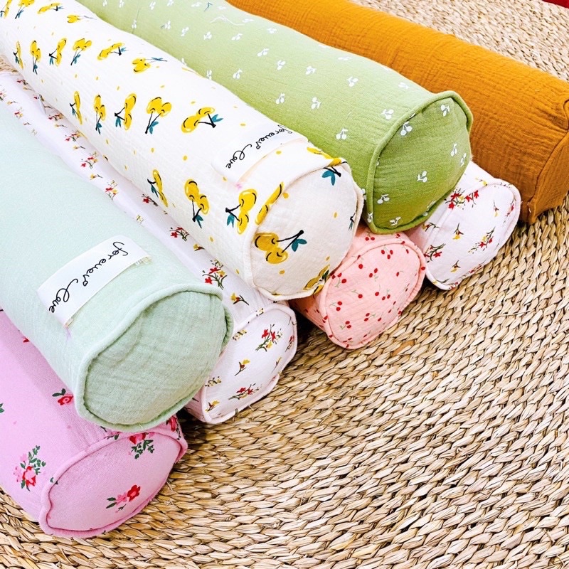 Gối ôm Muslin cao cấp 100% COTTON cho bé