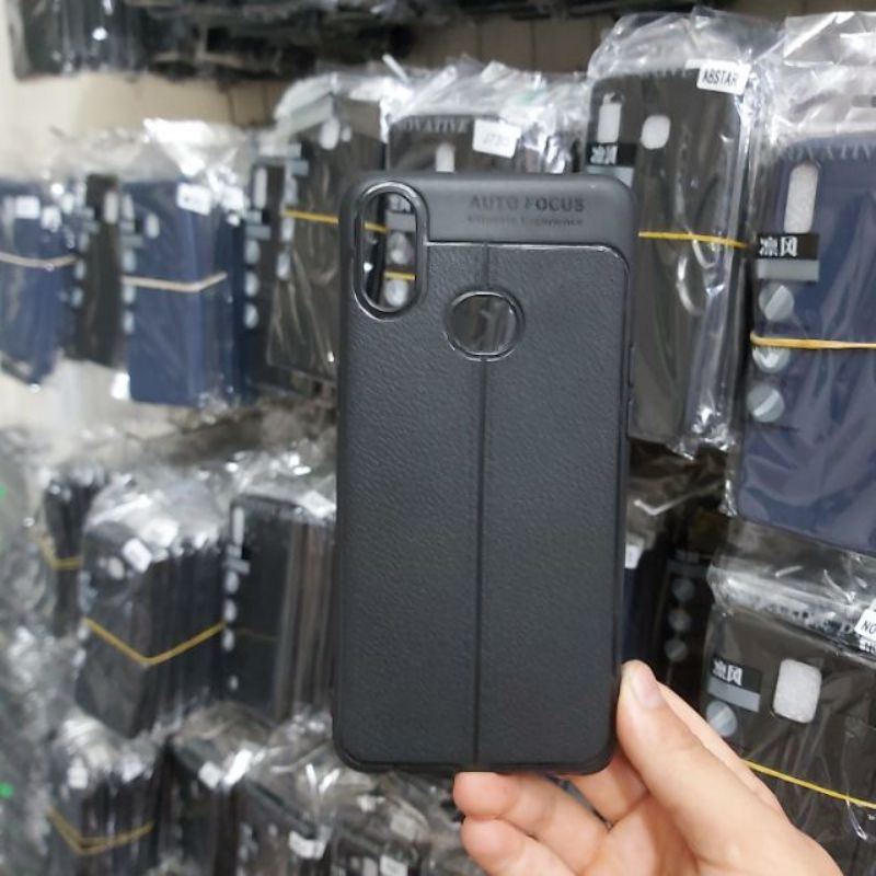 Ốp Lưng Silicon Vân Da Auto Focus Cho Samsung Galaxy A10/A10s/A20/A20s/A30/A30s/A50/A50s.