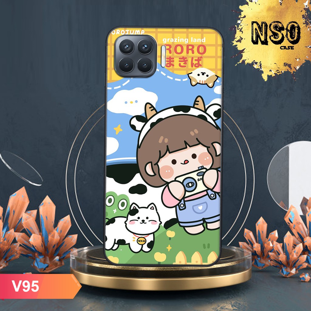 [ MỚI HOT ] Ốp Lưng Oppo A73 - Oppo A93 In Hình Roro Jump Siêu Cute
