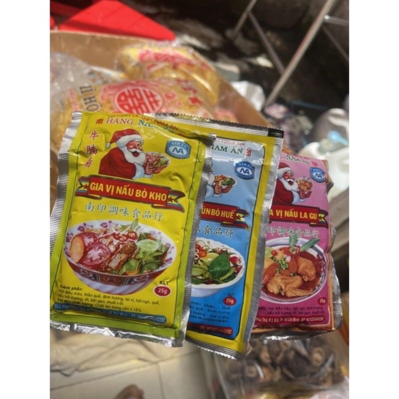 GÓI GIA VỊ NẤU PHỞ / bún bò/lagu/cà ri / bò kho/ hiệu nam ấn