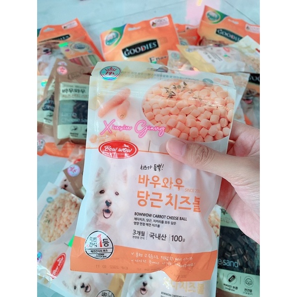 Phô mai viên Bow Wow 100gr - Xiuxiu Giang