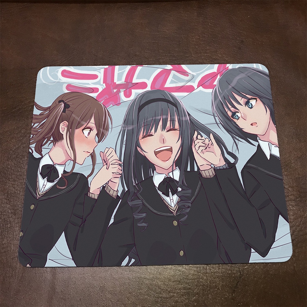 Lót chuột máy tính Anime Amagami Wallpapers 1 Mousepad cao su êm ái. Nhận in theo yêu cầu