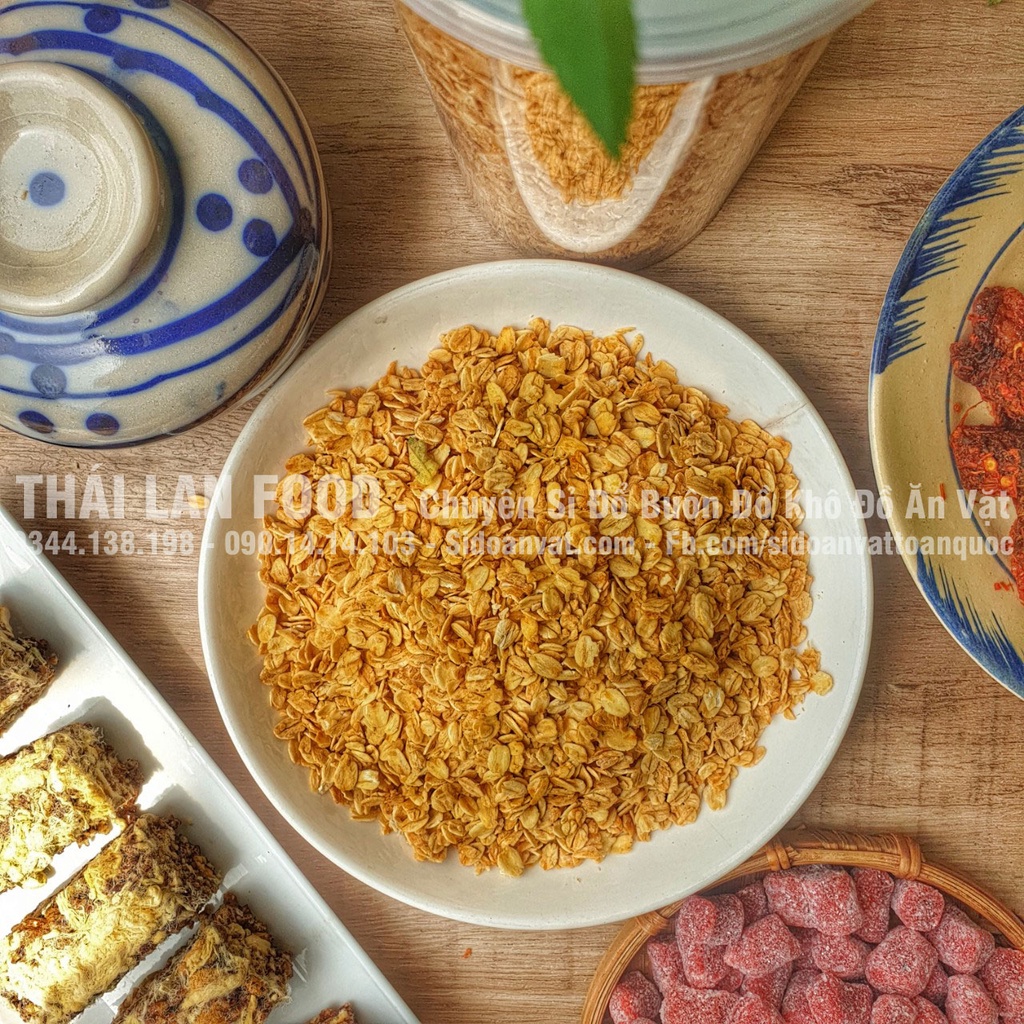 Yến Mạch Sấy Mật Ong Lon 500Gr (Yến Mạch Ăn Liền)