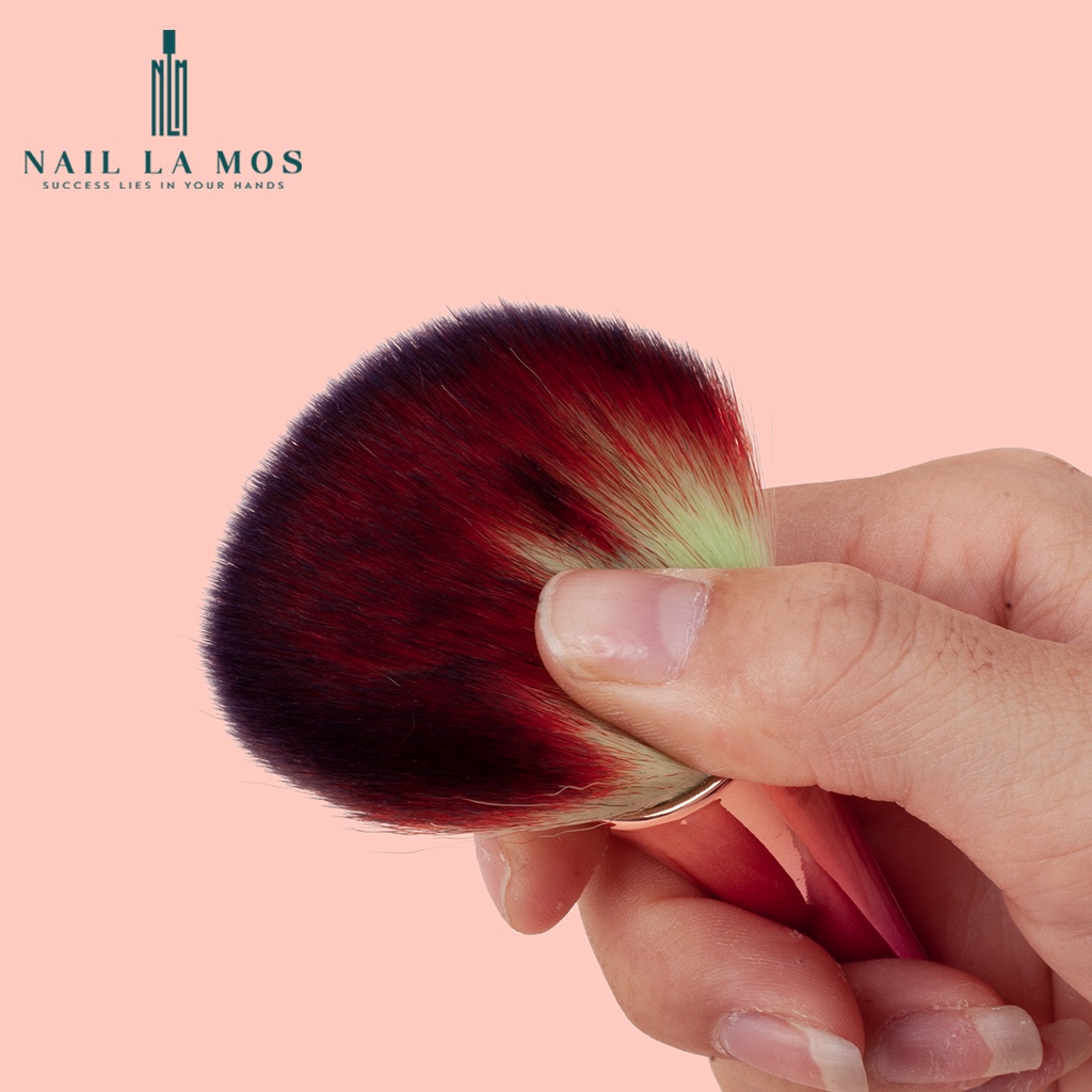 Chổi phủi bụi nail đẹp - Cán dài sang chảnh