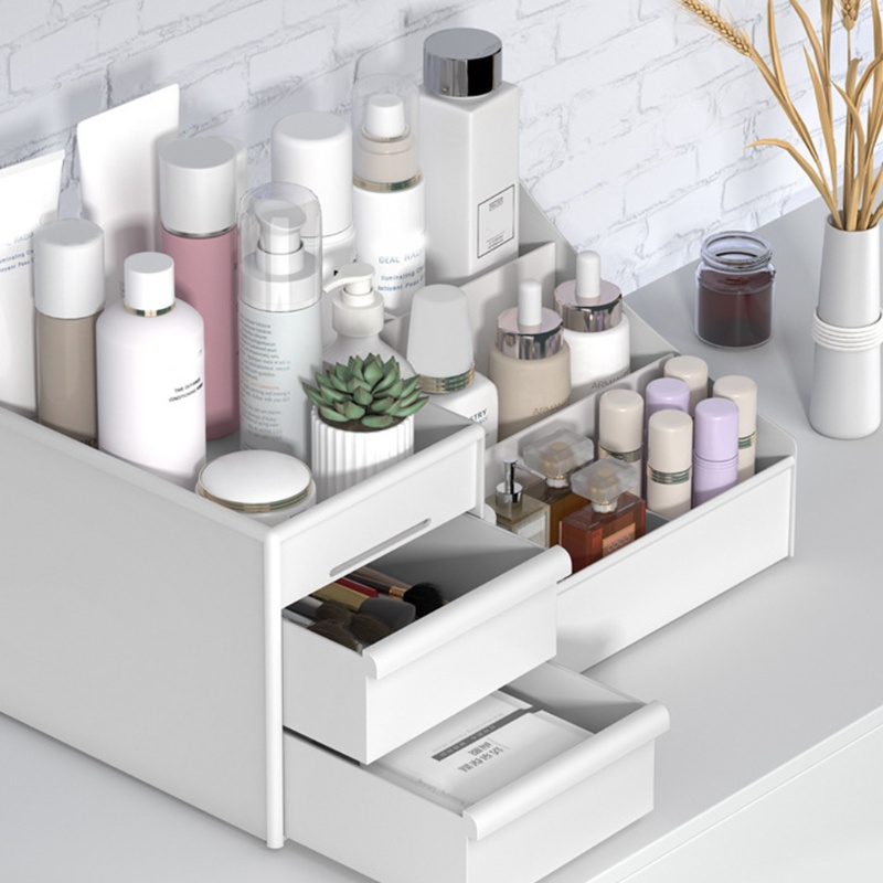 Hộp Đựng Đồ Trang Điểm Bằng Nhựa Có Ngăn Kéo Ốp