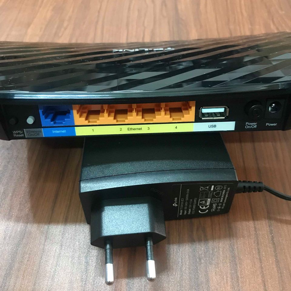 Bộ phát wifi Tplink Archer C2 gigabit dual band 750Mbps