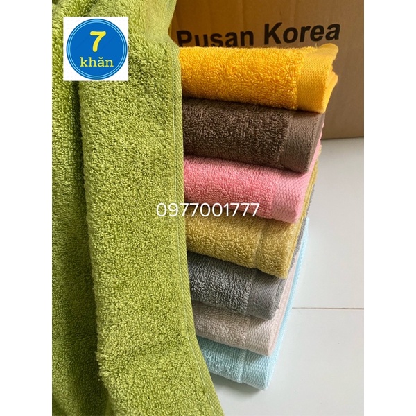 Khăn mặt XUẤT NHẬT or XUẤT HÀN 100% cotton 34x80cm - Nhiều mẫu