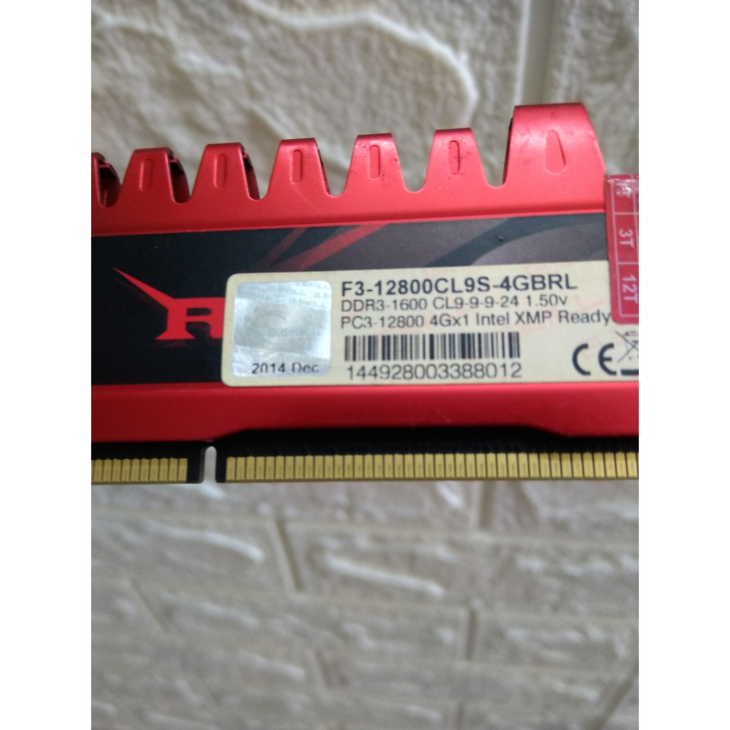 Ram G.SKILL DDR3 4GB 1600 kẹp tản nhiệt | BigBuy360 - bigbuy360.vn