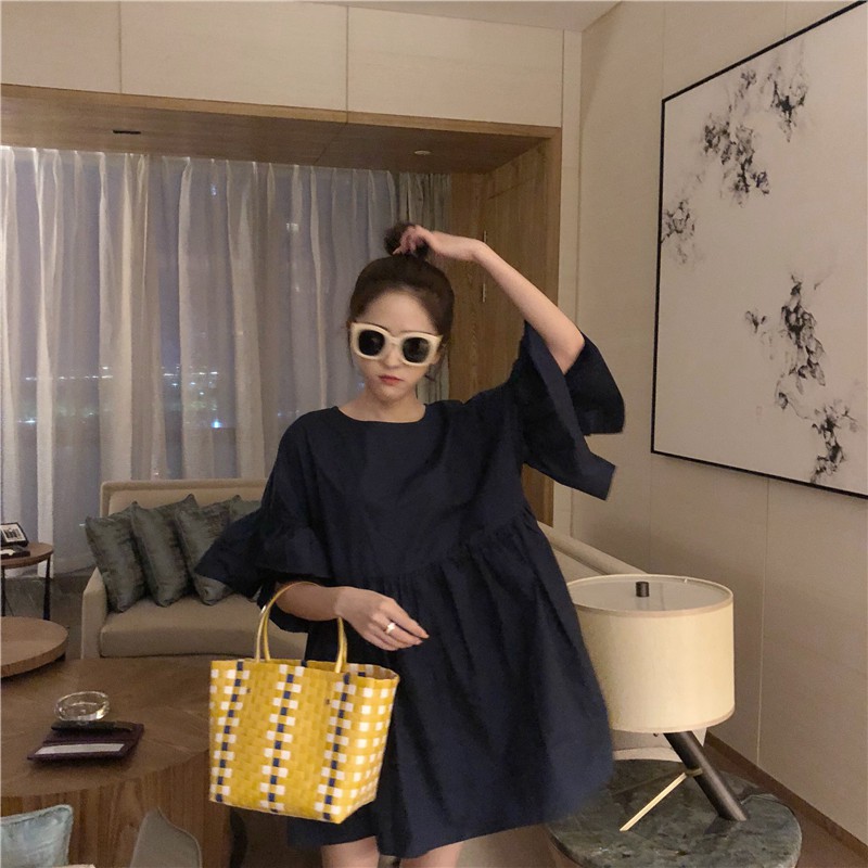 Women Summer Double Sleeves Cute Dress | BigBuy360 - bigbuy360.vn