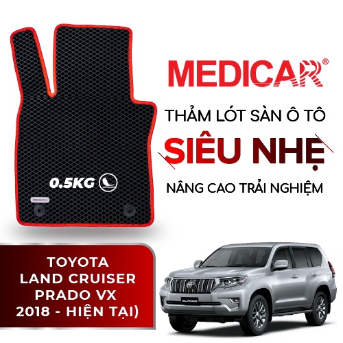 MEDICAR - Thảm Lót Sàn ô tô Toyota Land Cruiser Prado (2010-&gt; 2022)