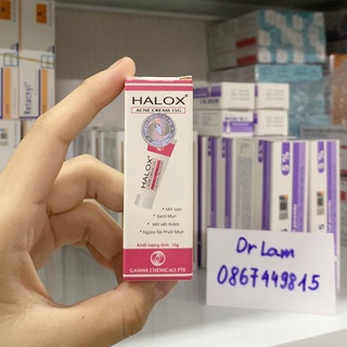 Kem giảm mụn trứng cá, ngừa thâm halox cream 15g