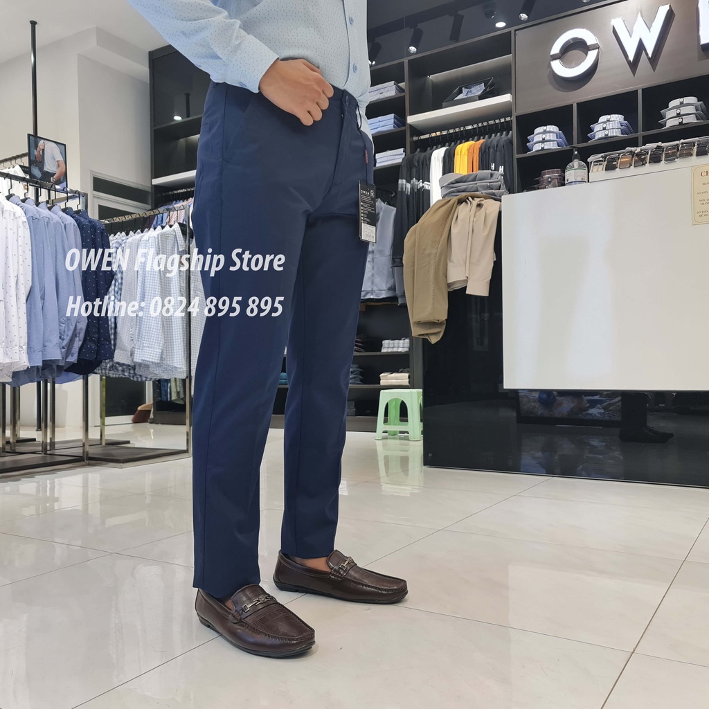 OWEN - (FREESHIP) Quần kaki nam dáng SLIMFIT mã QKSL22370 - OWEN Flagship Store