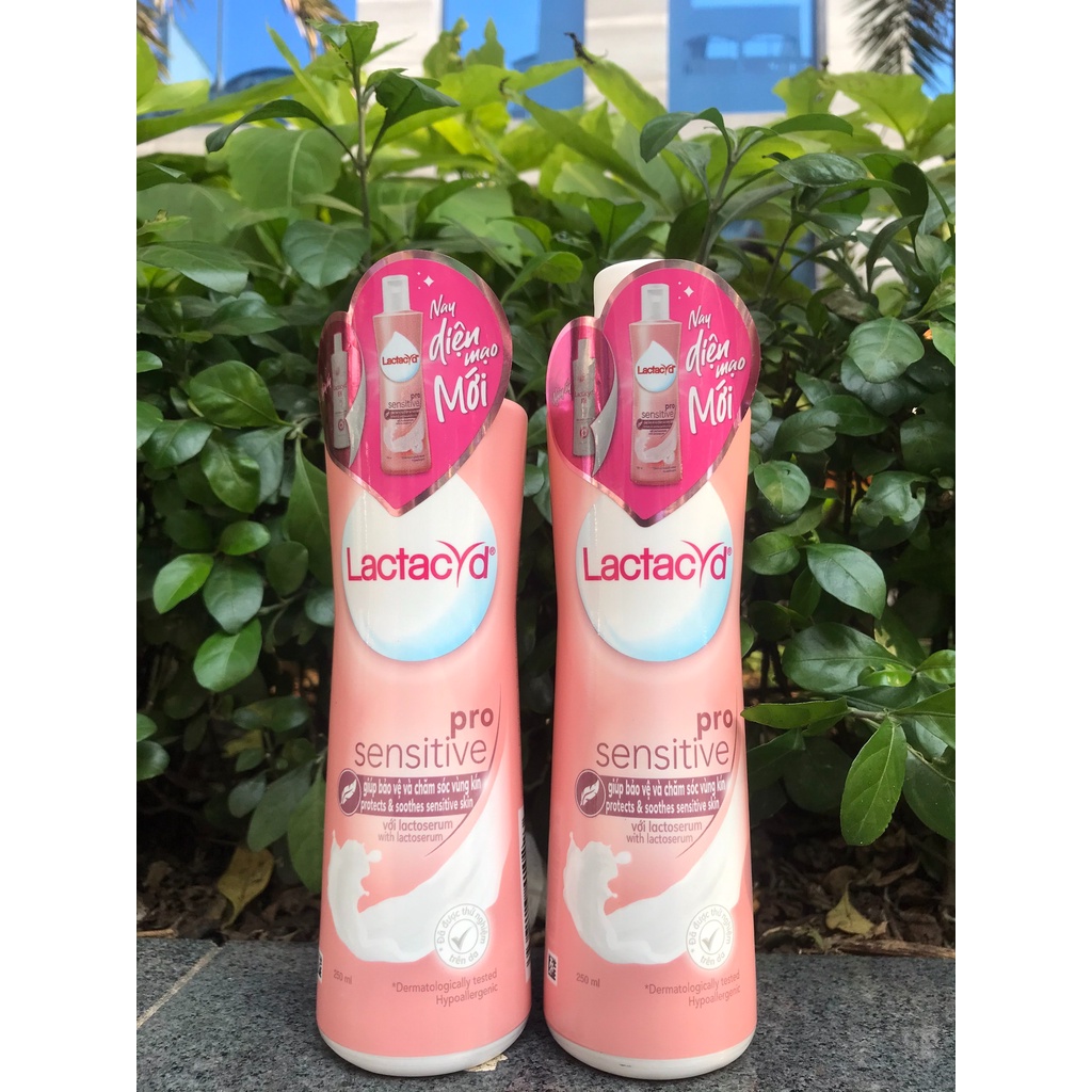 [Chính hãng] Dung dịch vệ sinh phụ nữ Lactacyd Pro Sensitive Cho Da Nhạy Cảm 250ml