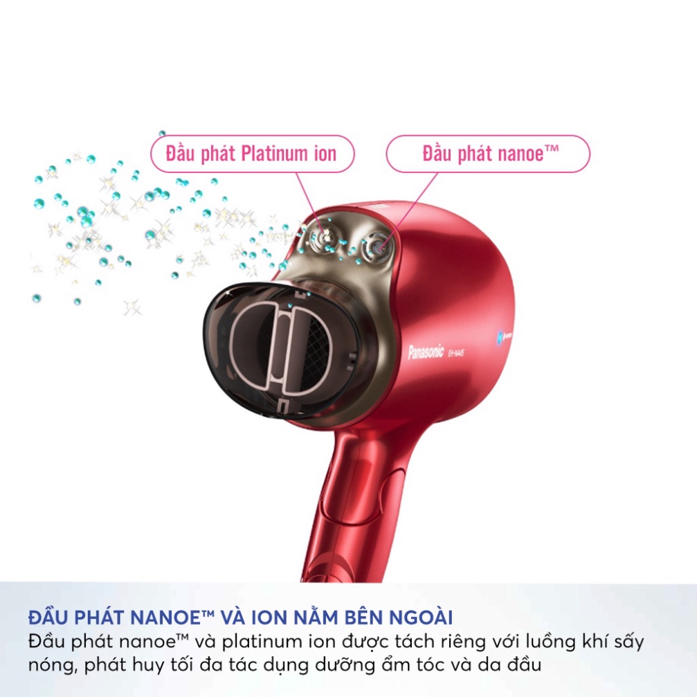 Máy Sấy Chăm Sóc Tóc Panasonic EH-NA45RP645 - Bảo Hành 12 Tháng - Hàng Chính Hãng