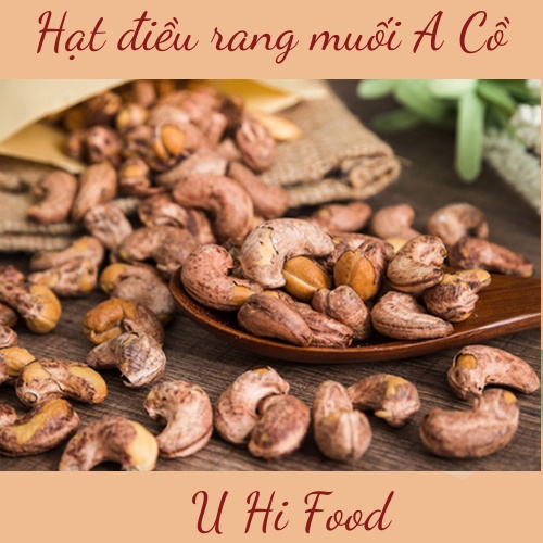 300gr hạt điều rang muối nguyên hạt size đại( a cồ). Chuẩn 100% hàng Việt Nam giòn - ngọt - thơm - bùi