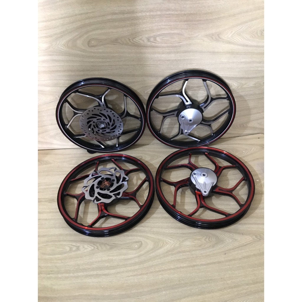 CẶP MÂM-VÀNH ASIO 110 GẮN  WAVE 110,BLADE,RSX,FUTURE...