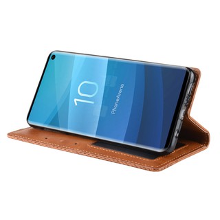 Bao da dạng ví hiệu Leather Luxury dành cho Samsung Galaxy S10