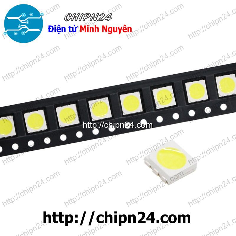 [5 CON] Led Dán SMD 5050 Trắng