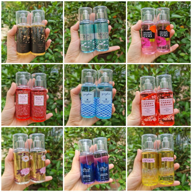 Xịt Thơm Body Mist 75ml , 236ml Hương Thơm Quyến Rũ