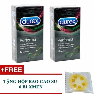 Combo 2 Hộp Durex Performa - Kéo Dài Thời Gian Cực Lâu ( Chính Hãng )