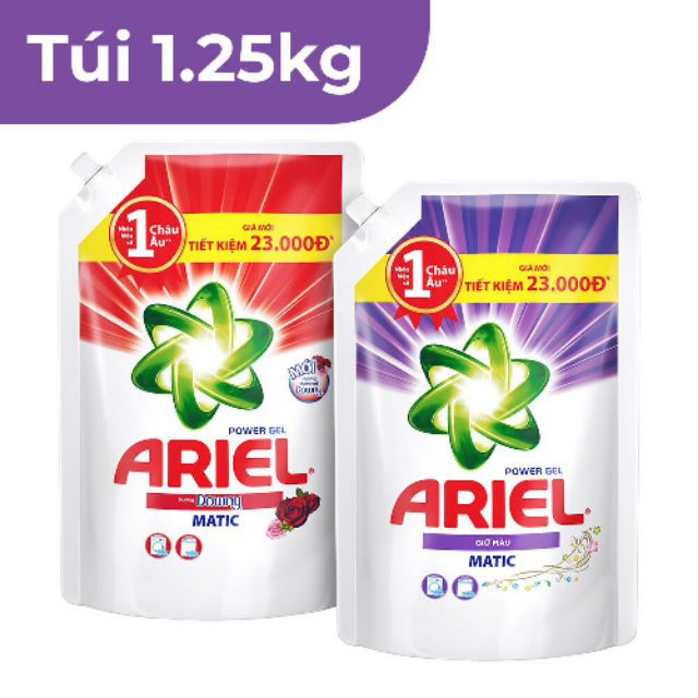 Ariel Matic nước giặt Túi 1.25Kg
