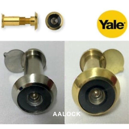 Mắt thần Yale V0403 góc nhìn 200 độ, loại ống nhòm cửa cao cấp của Mỹ- NPP AALock