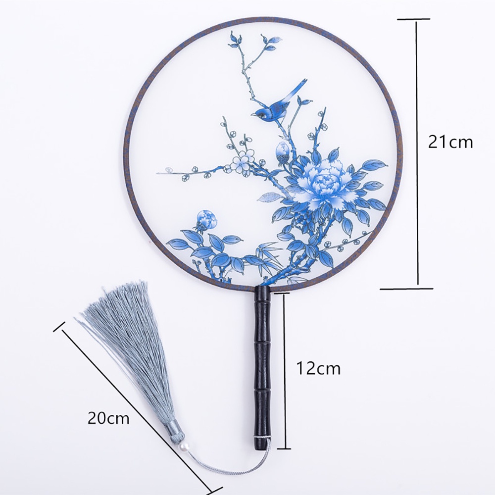 Quạt cầm tay chống nắng phong cách Trung Hoa cổ điển