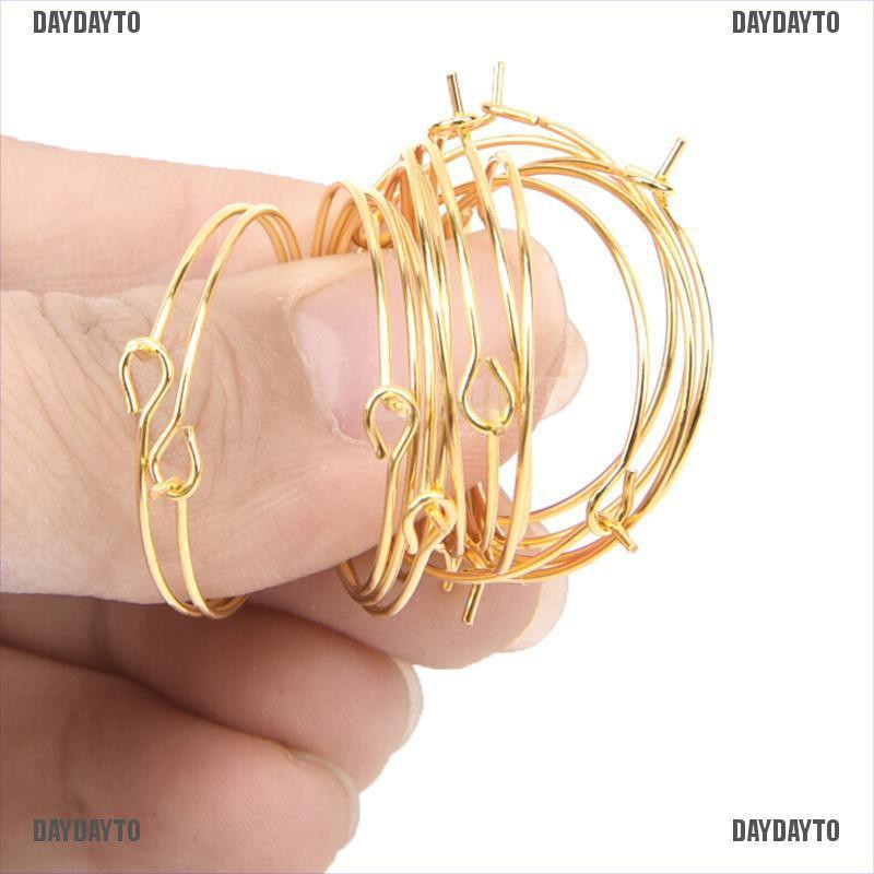 Set 100 Khuyên Tai Mạ Vàng / Bạc Hình Ly Rượu Vang Độc Đáo