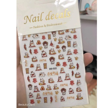 sticker trang trí nail