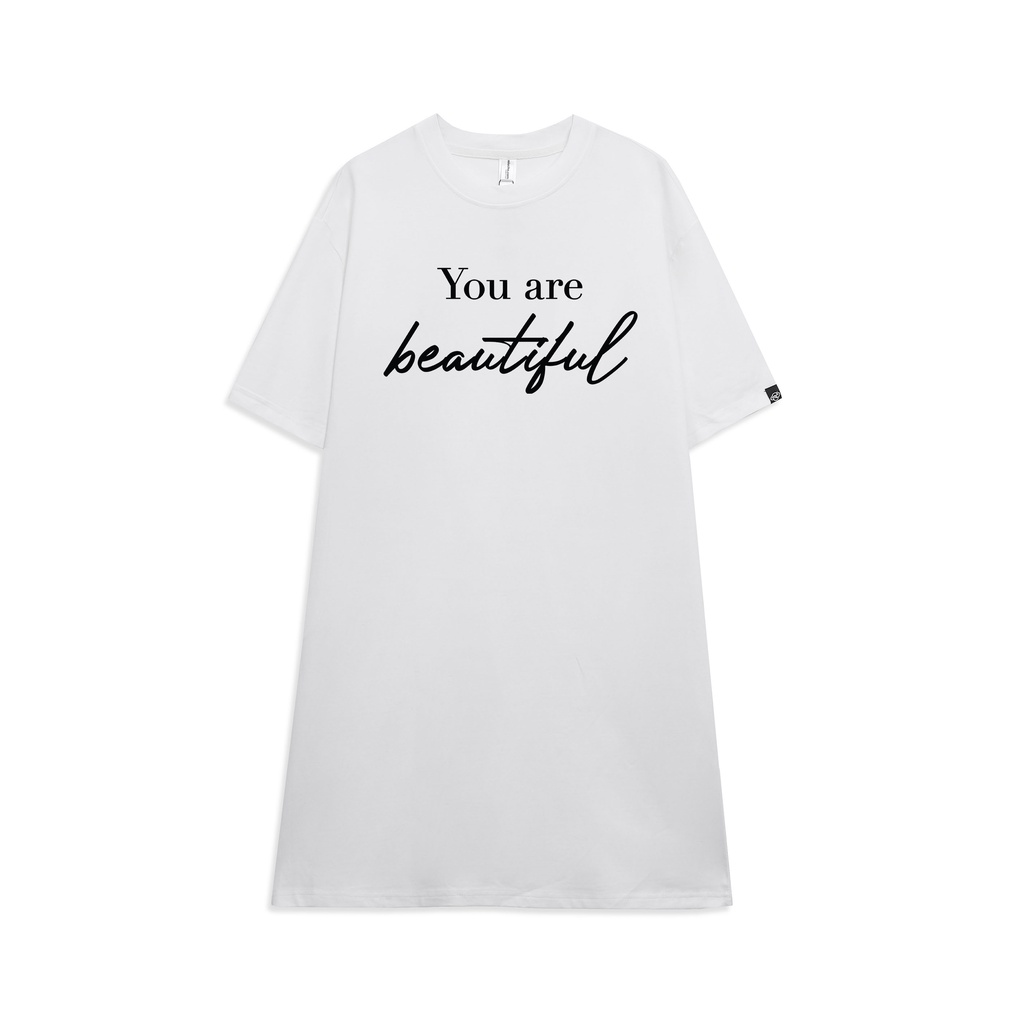 Đầm suông dài tay lỡ vintage nữ cổ tròn chất cotton bigsize DT004 Miucho in basic