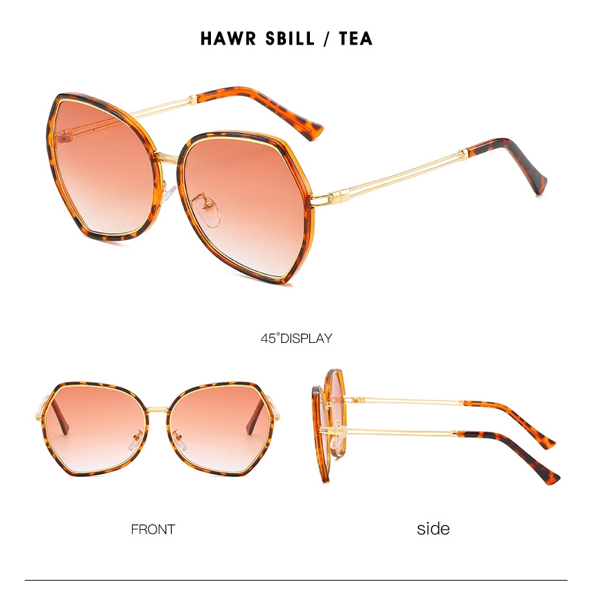 Kính mát New box thời trang hàn quốc nữ thời thượng hoang dã