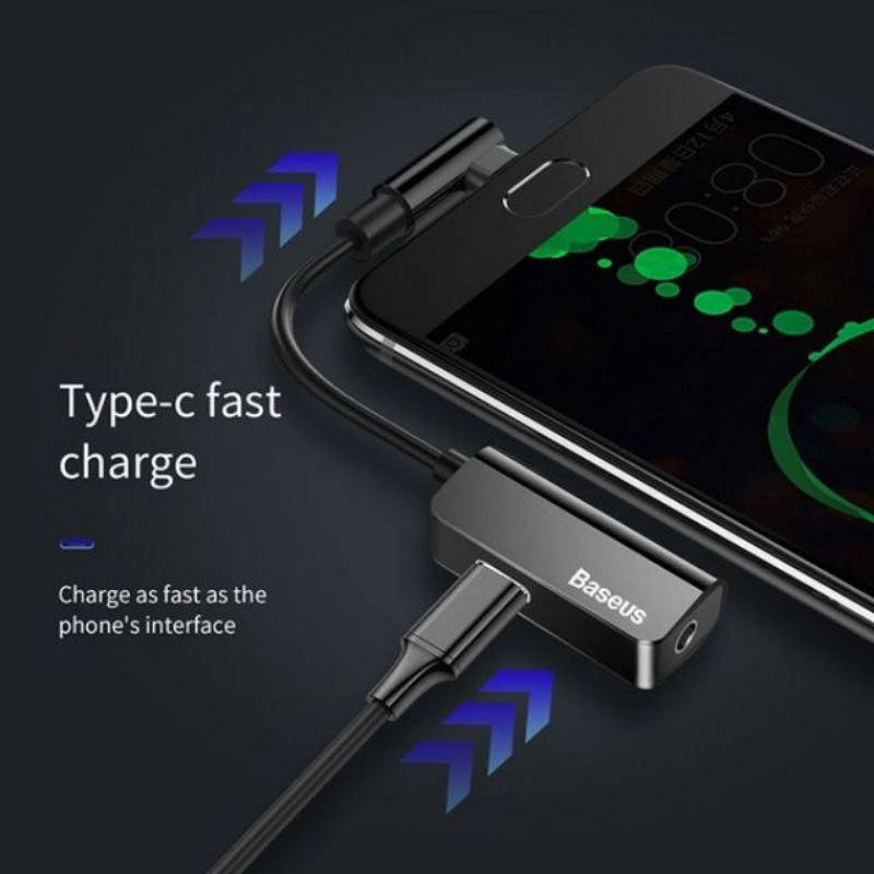 Jack chuyển tai nghe type c sang 3.5mm & type c baseus L45 siêu tốt.