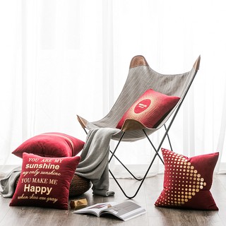 Vỏ Gối Sofa Bằng Nhung Họa Tiết Đồng Phong Cách Bắc Âu
