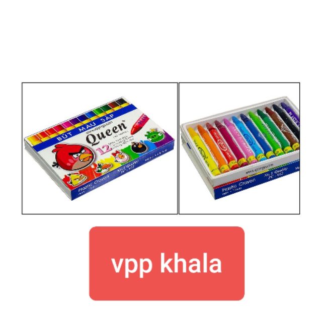 Bút sáp 12 mầu Queen