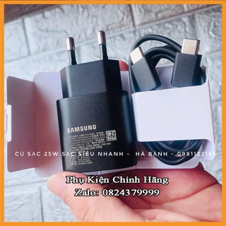 Bộ sạc Samsung 25W dành cho Note10, S10 5G ... - Chính hãng Bảo hành 6 tháng