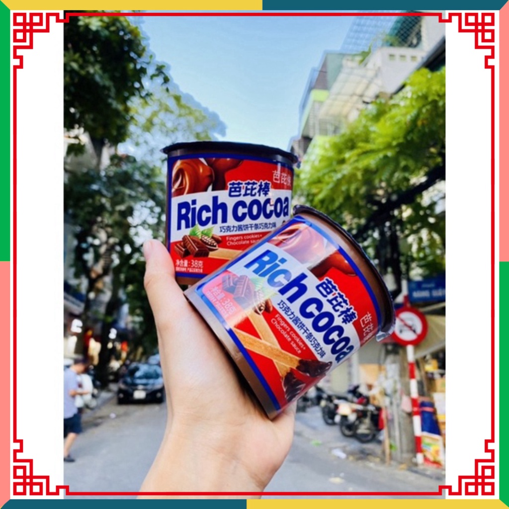 Bánh Que Chấm Rich Cocoa 38g Ngon Khó Cưỡng