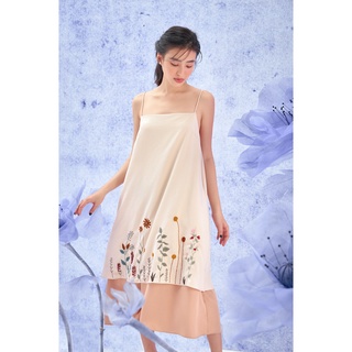 OLV - Đầm Latte Layering Embro