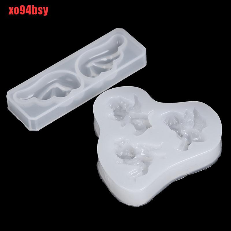 Khuôn Silicone Làm Trang Sức Hình Thiên Thần Xinh Xắn 94bsy