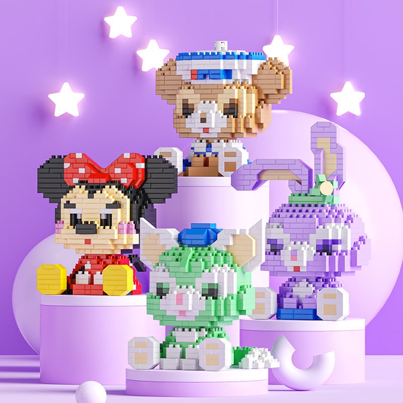 LeGo 3D Đồ Chơi Lắp Ráp Nhân Vật Hoạt Hình Nhiều Mẫu Mới Dành Cho Bé