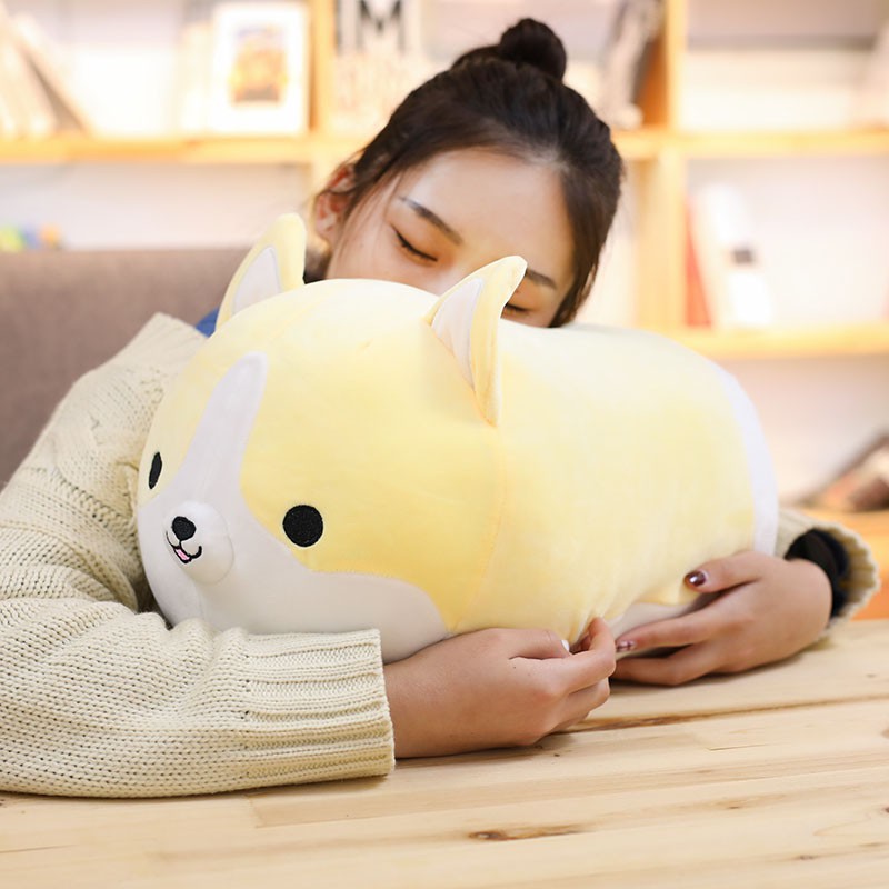 Dễ Thương đồ chơi nhồi bông Hình Chú Chó Corgi Đáng Yêu